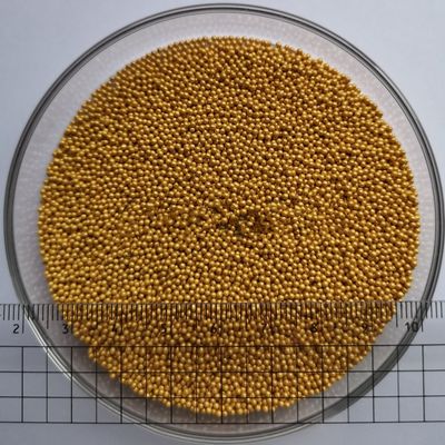 Round Spheres Gold Pearlet Cosmetics Raw Materials Odorless